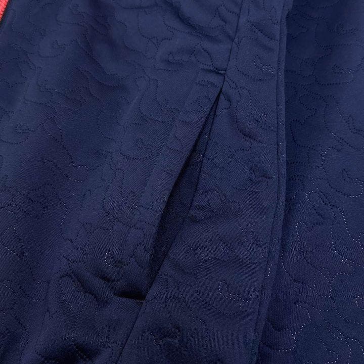 新品 フィラ ゴルフ 上下セット 高周波キルト ３層ボンディング カモ柄 M