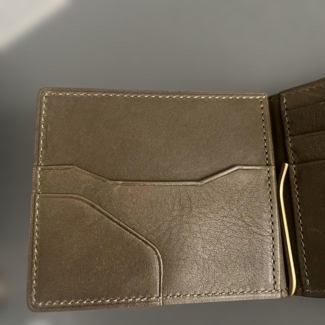 土屋鞄（ツチヤカバン）　マネークリップ　オイルレザー