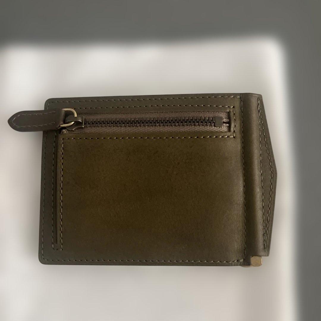 土屋鞄（ツチヤカバン）　マネークリップ　オイルレザー