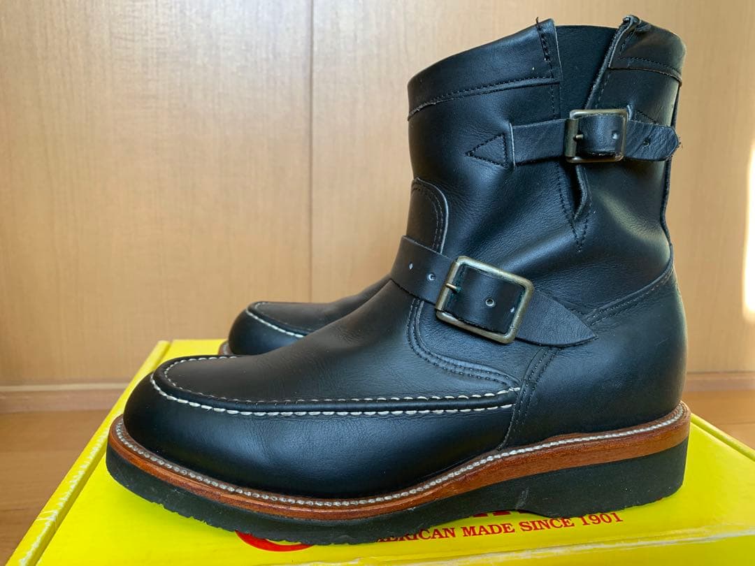 チペワ　エンジニアブーツ　モックブーツ　モーターサイクル