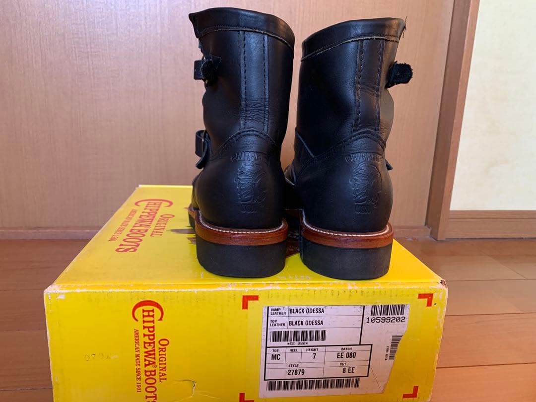 チペワ　エンジニアブーツ　モックブーツ　モーターサイクル
