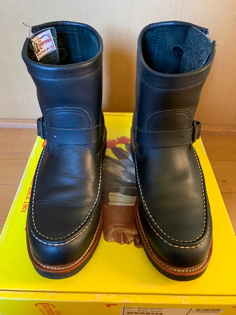 チペワ　エンジニアブーツ　モックブーツ　モーターサイクル