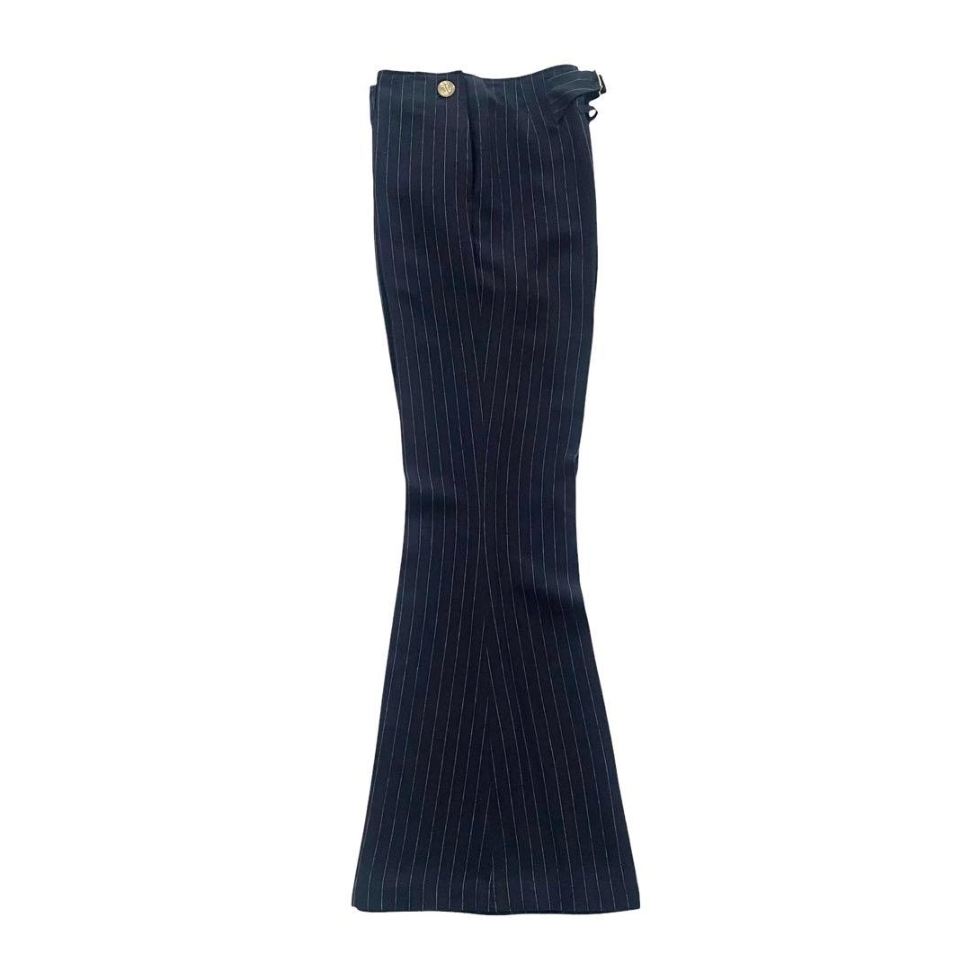 超美品!! ジャンポールゴルチェ スーツ セットアップ フレアパンツ 黒系 48