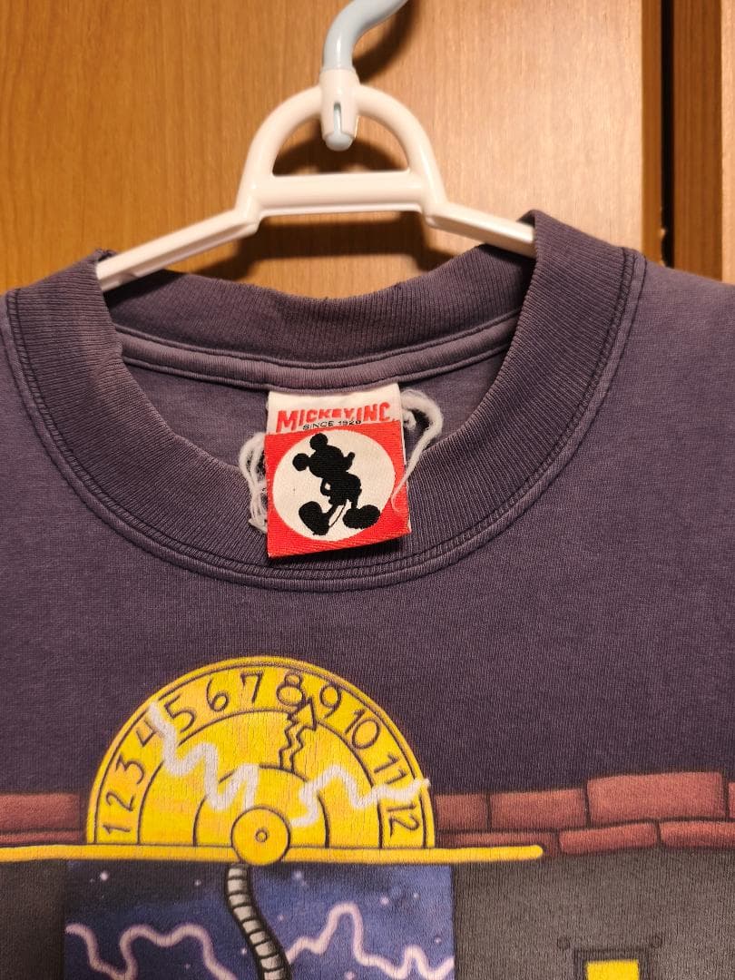 Disney　90s Tower Of Terror　Tシャツ　ネイビー　S