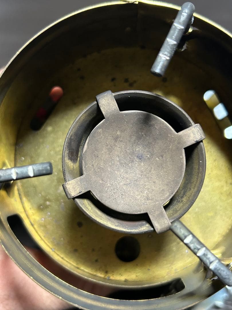 オプティマス　スベア　シングルバーナー　真鍮