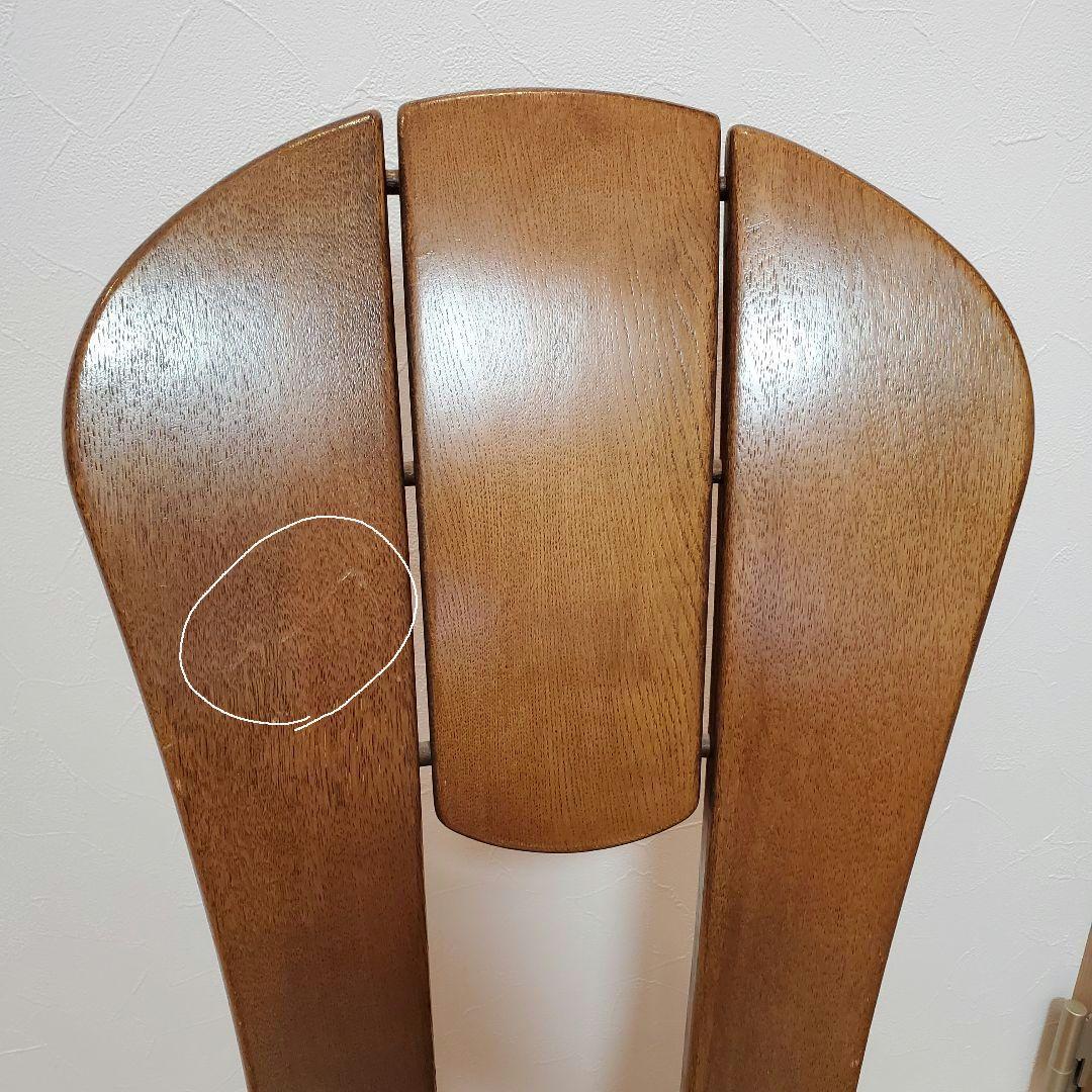 ①②二脚　浜本工芸　ダイニングチェア　グリーン　昭和レトロ　レトロ