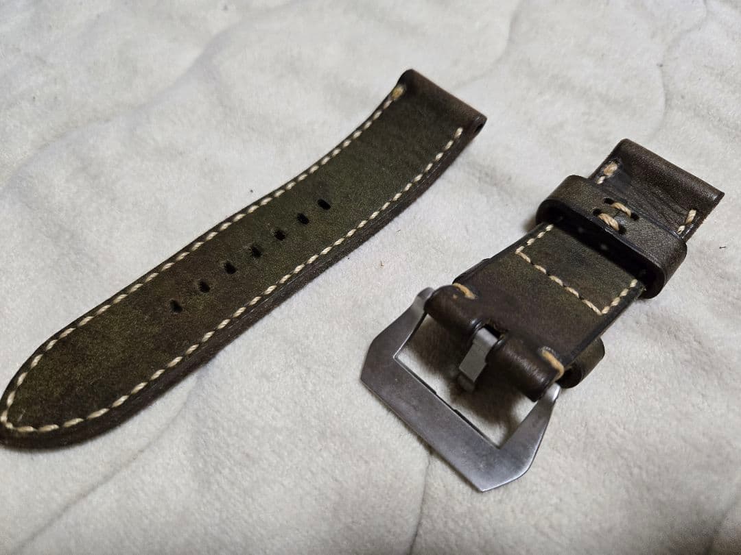 オーダーメイド　レザーベルト26ミリ パネライなど