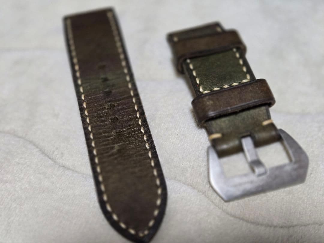 オーダーメイド　レザーベルト26ミリ パネライなど