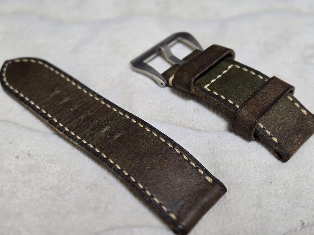 オーダーメイド　レザーベルト26ミリ パネライなど