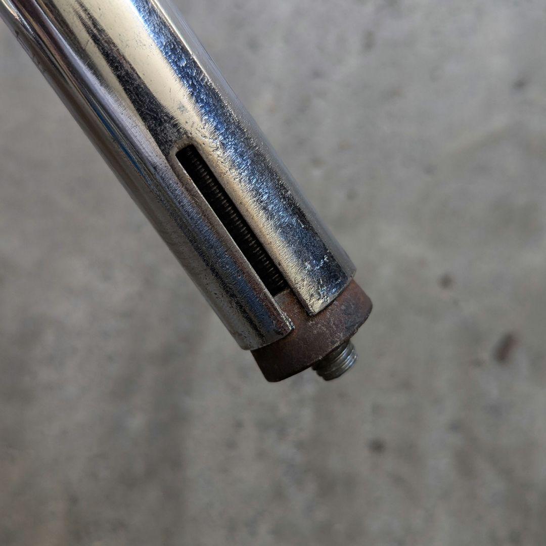 希少 ビンテージ ALPS 可変 スライダー クロームメッキ スレッドステム