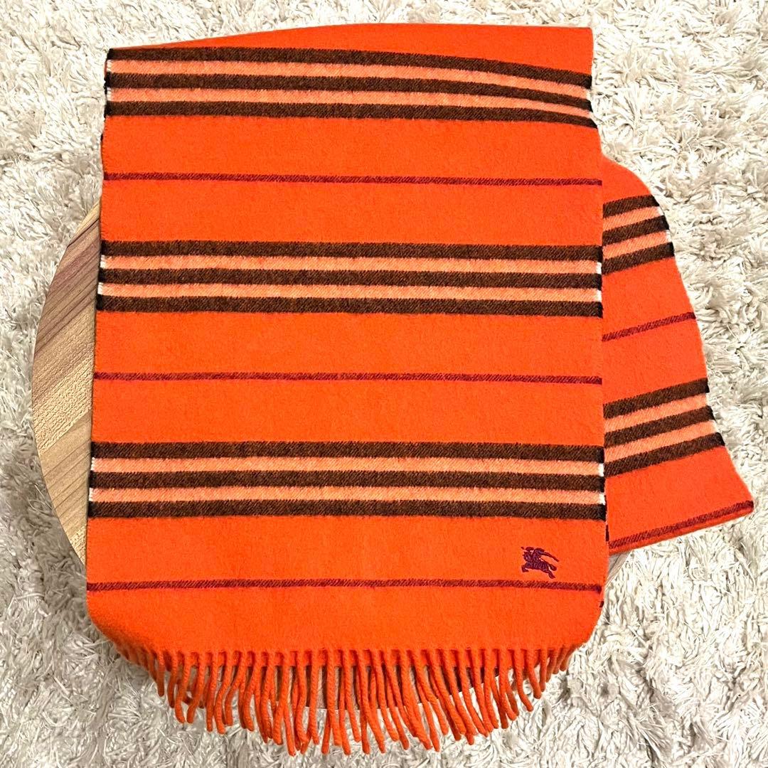 ✨希少✨美品✨BURBERRY バーバリーブラックレーベル マフラー カシミヤ