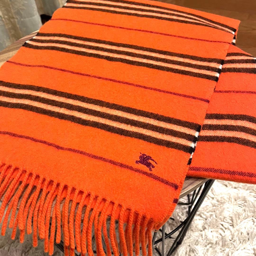 ✨希少✨美品✨BURBERRY バーバリーブラックレーベル マフラー カシミヤ