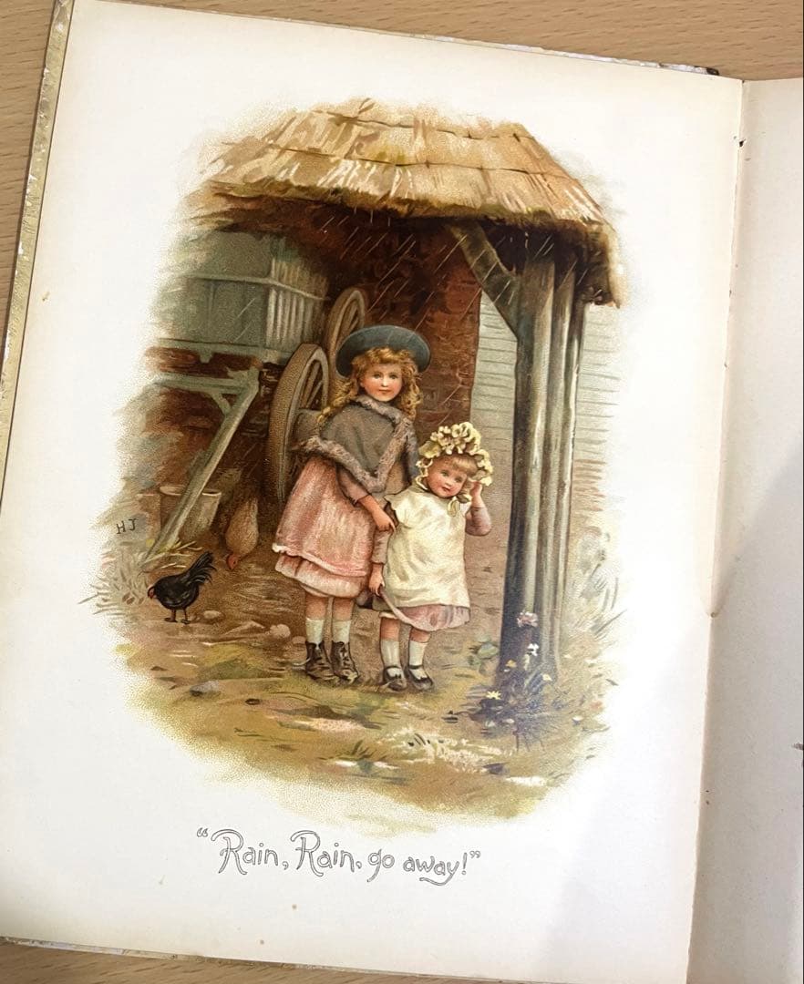 No.379 希少 アンティーク 洋書 絵本 ビクトリアン 児童書