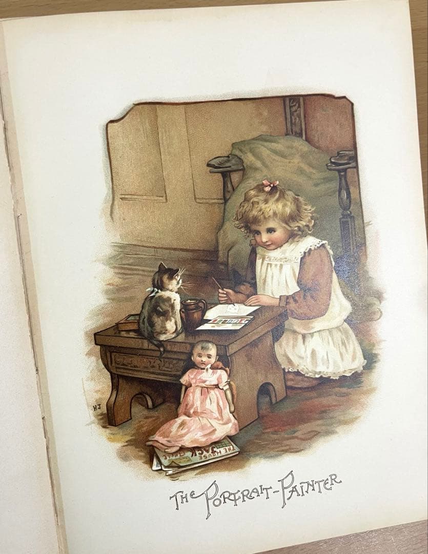 No.379 希少 アンティーク 洋書 絵本 ビクトリアン 児童書