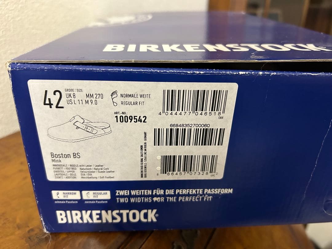 ビルケン　ボストン　ミンク