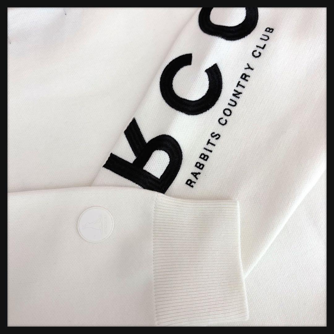 【美品★XL】FR2ゴルフ アーム刺繍 胸刺繍ロゴ クリーム スウェット 即完売