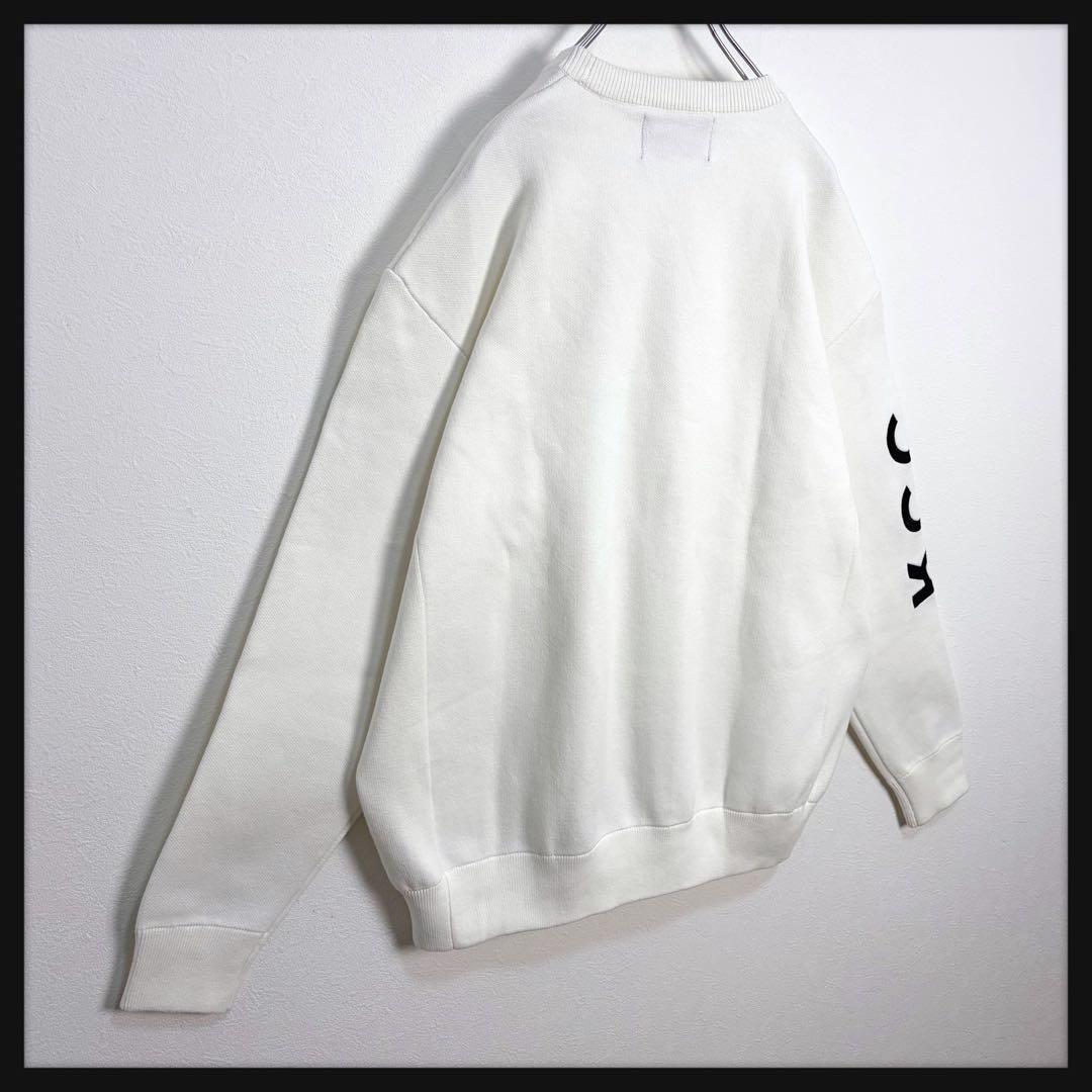 【美品★XL】FR2ゴルフ アーム刺繍 胸刺繍ロゴ クリーム スウェット 即完売