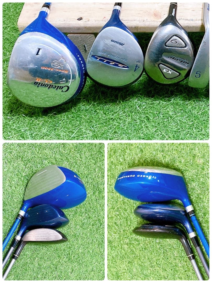 1 ミズノ　初心者オススメ　ゴルフクラブ　レディースセット　右利き