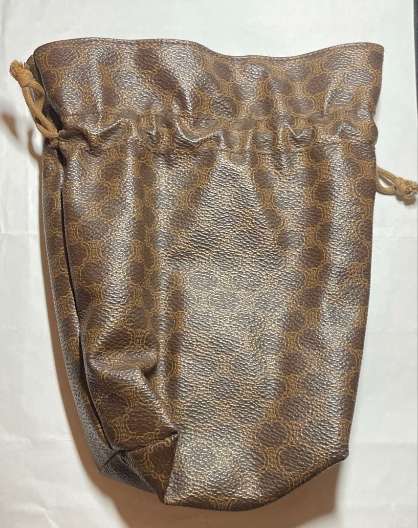 美品 オールド セリーヌ 巾着袋