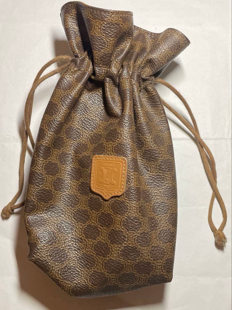 美品 オールド セリーヌ 巾着袋