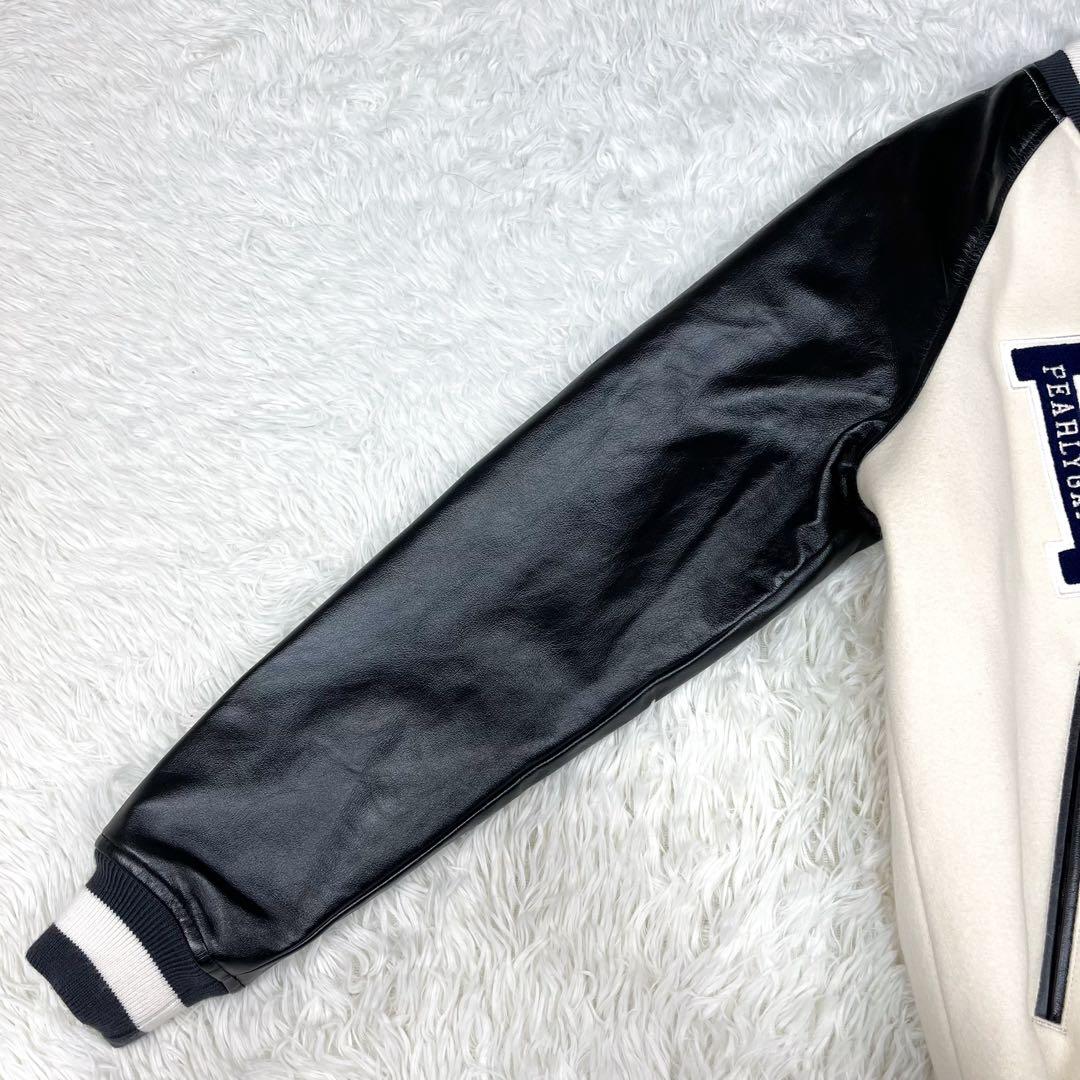 美品 パーリーゲイツ シンプソンズ コラボ スタジャン レザー切替 ワッペン