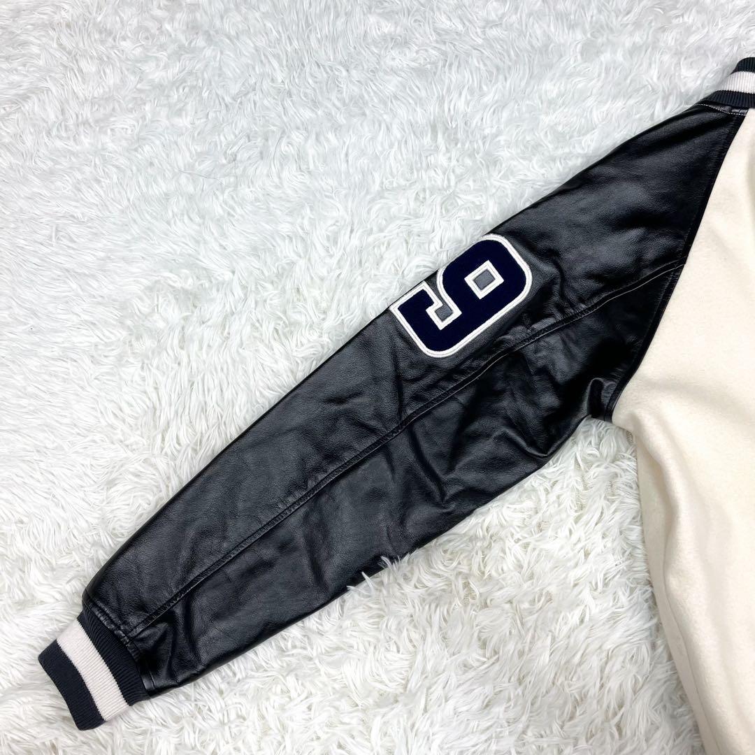 美品 パーリーゲイツ シンプソンズ コラボ スタジャン レザー切替 ワッペン