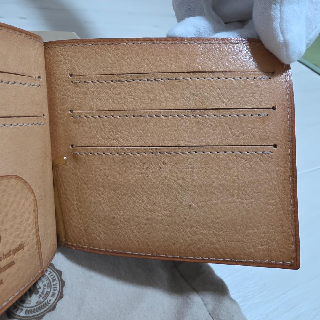 GANZO ガンゾ マネークリップ ブラック ブライドルレザー シンブライドル