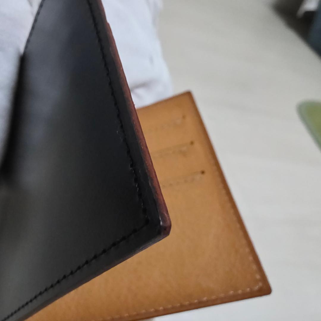 GANZO ガンゾ マネークリップ ブラック ブライドルレザー シンブライドル