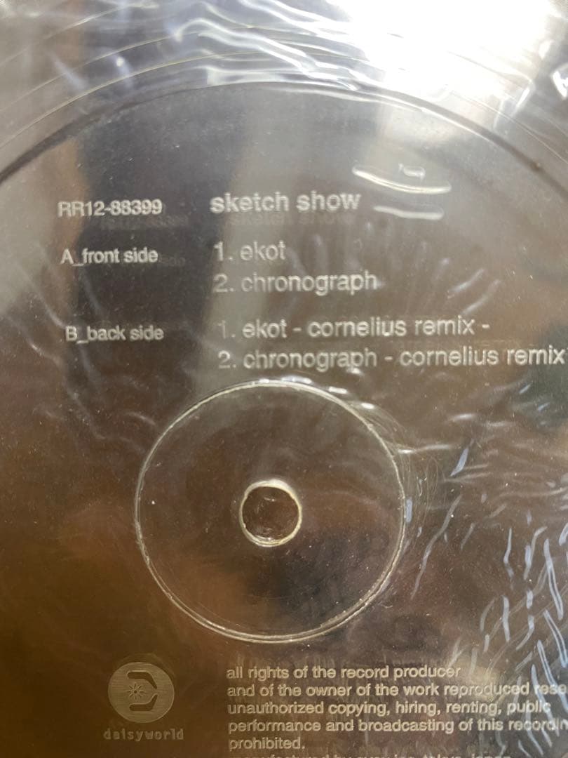 sketch show クリアレコード『ekot 』