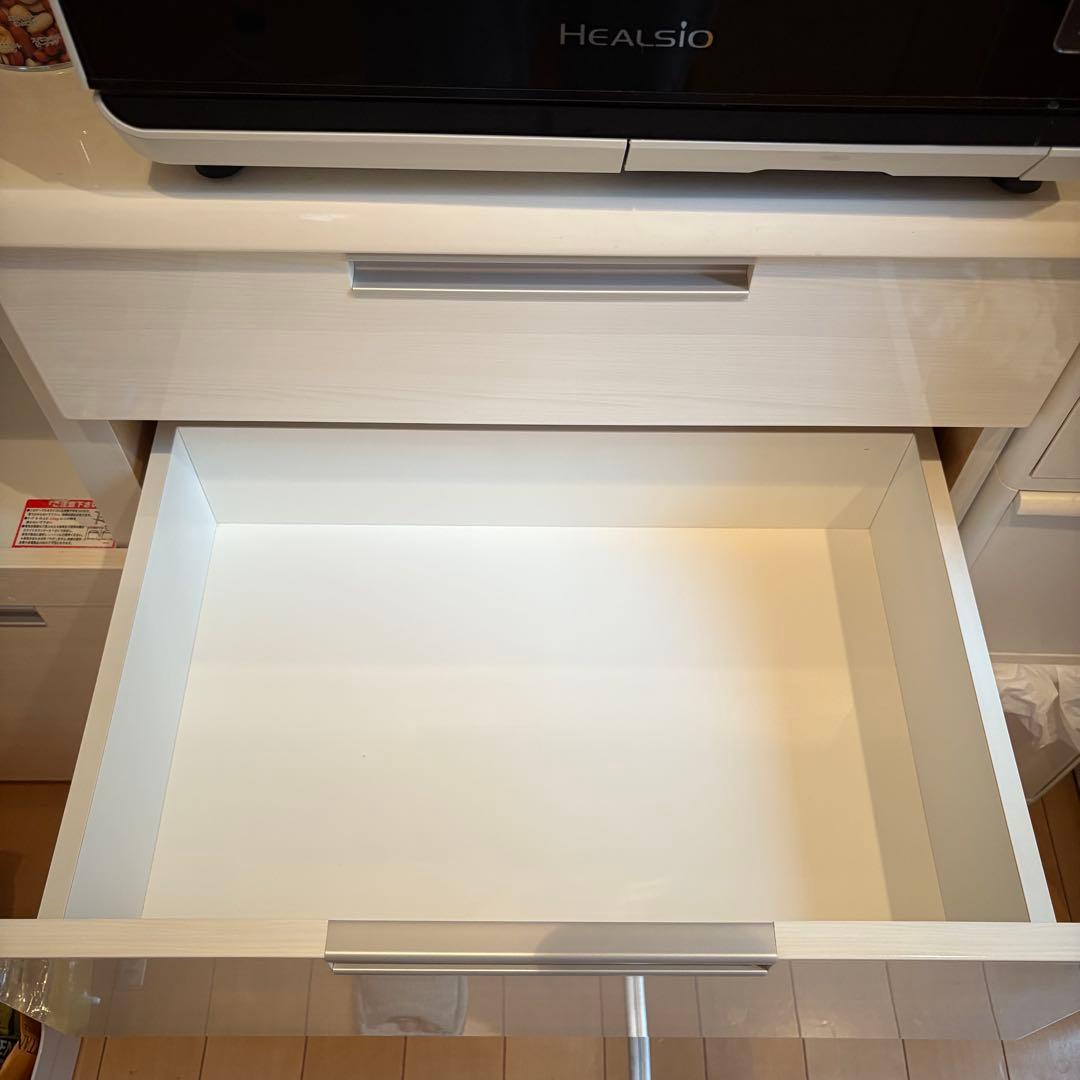 ニトリ　キッチンボード　カップボード　ダリア　100KB-WH ホワイト