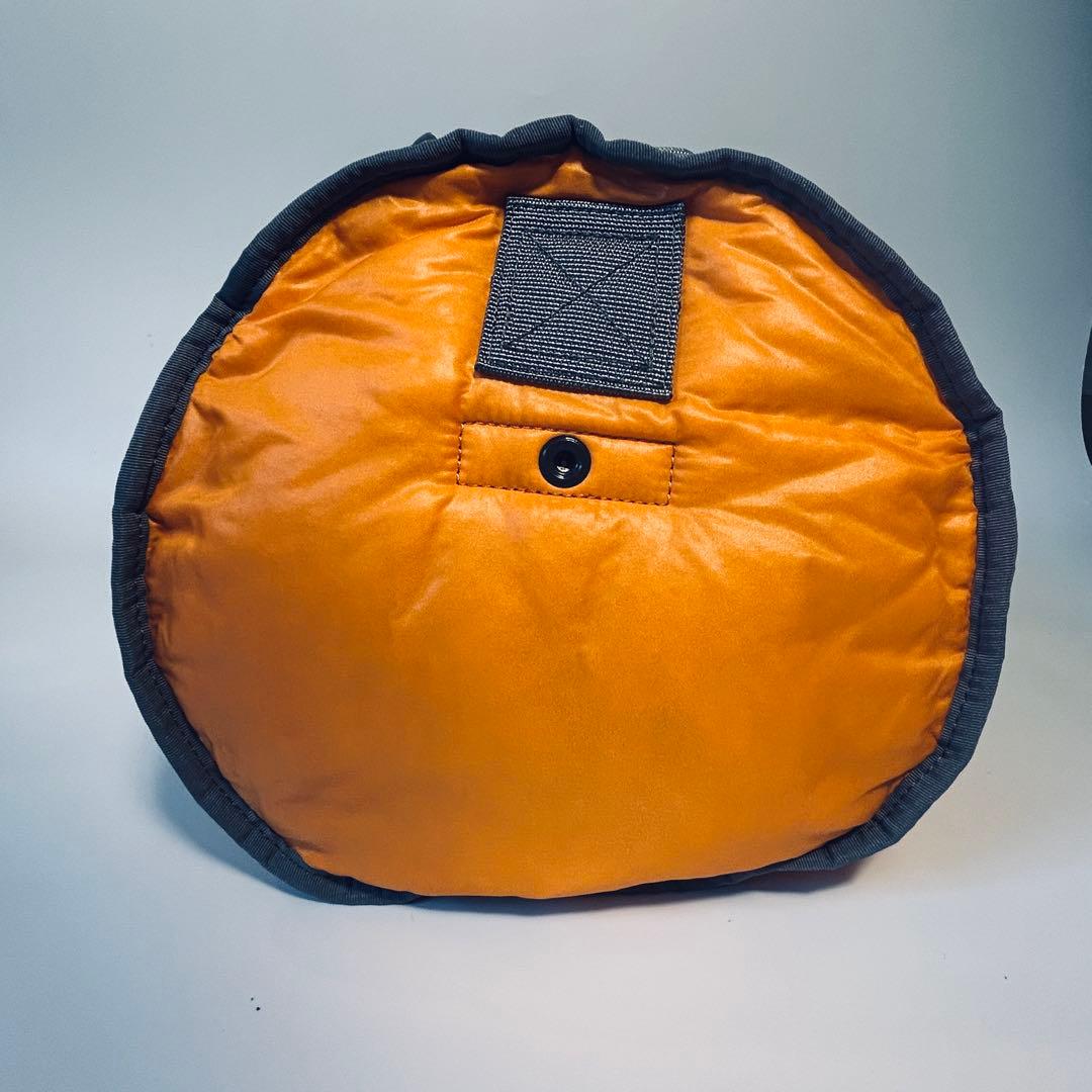 【未使用級】 ポーター タンカー ドラムバッグ シルバーグレー 2way 限定