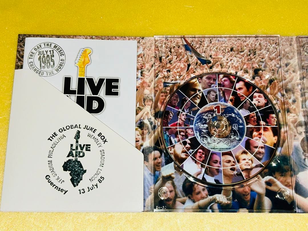美品❗️ライブ・エイド Live Aid 1985年 DVD 4枚組
