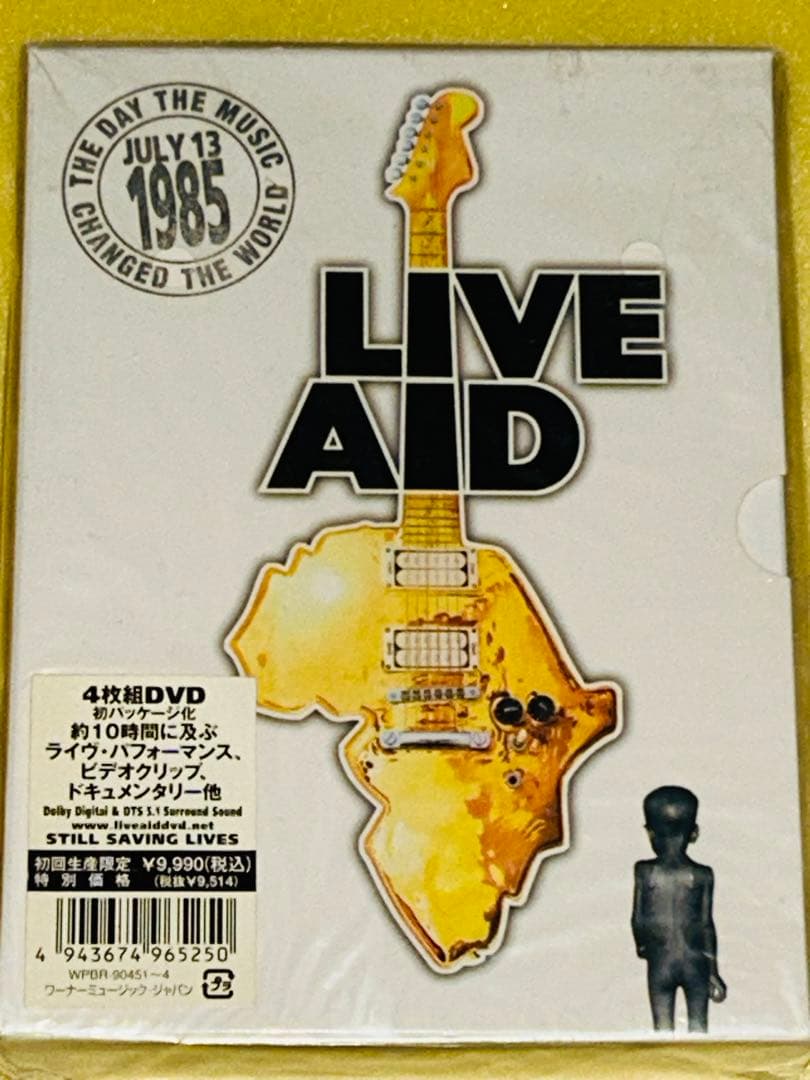 美品❗️ライブ・エイド Live Aid 1985年 DVD 4枚組