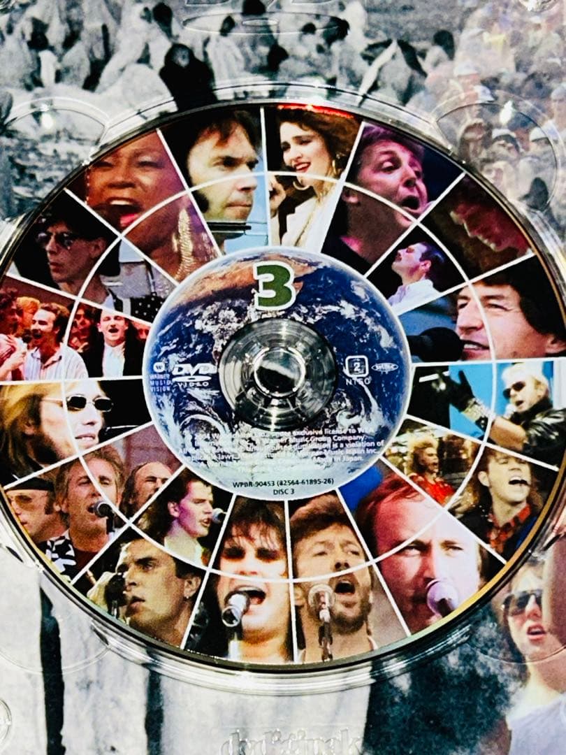 美品❗️ライブ・エイド Live Aid 1985年 DVD 4枚組