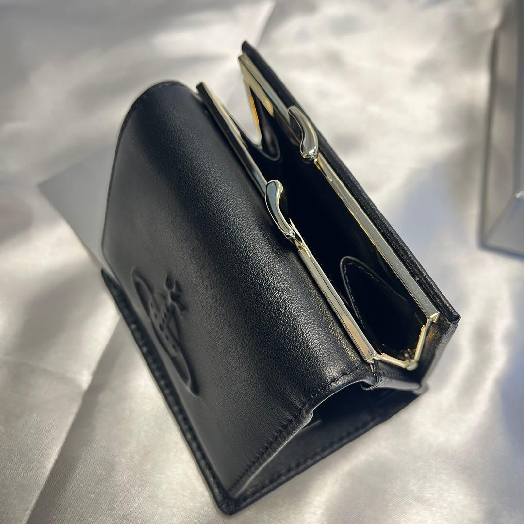 新品 Vivienne Westwood ブラック 三つ折り財布