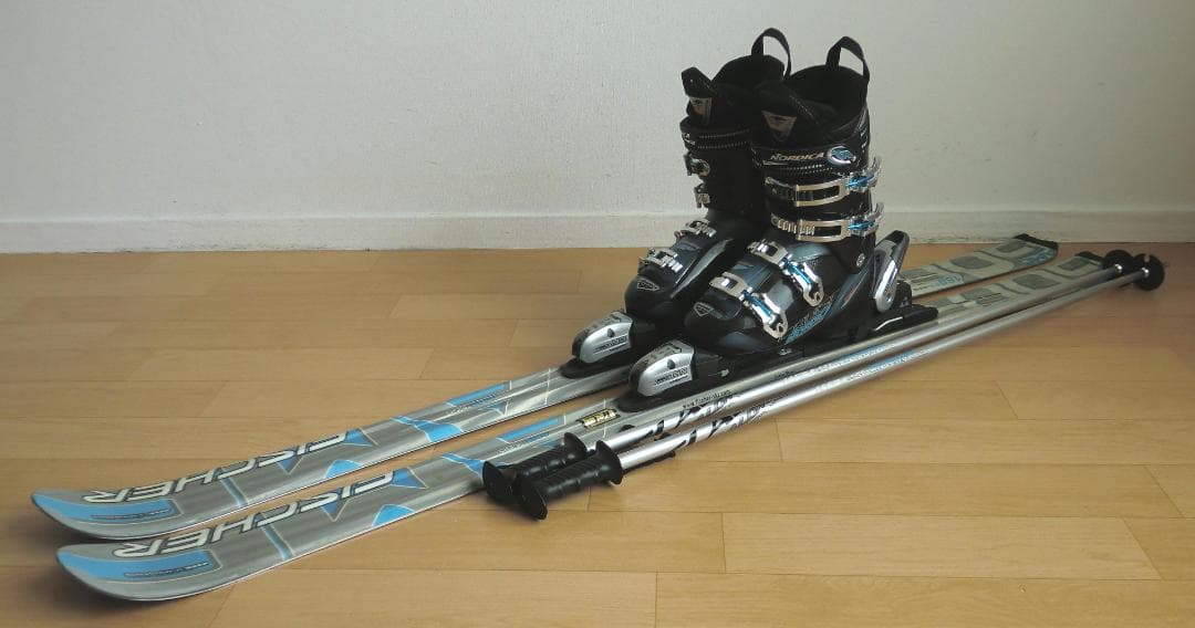 ■■1月限定■送料無料■FISCHER■メンズスキーセット■板158靴26.5■