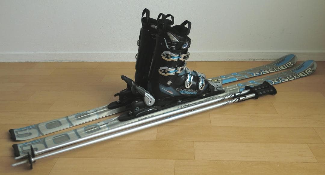 ■■1月限定■送料無料■FISCHER■メンズスキーセット■板158靴26.5■