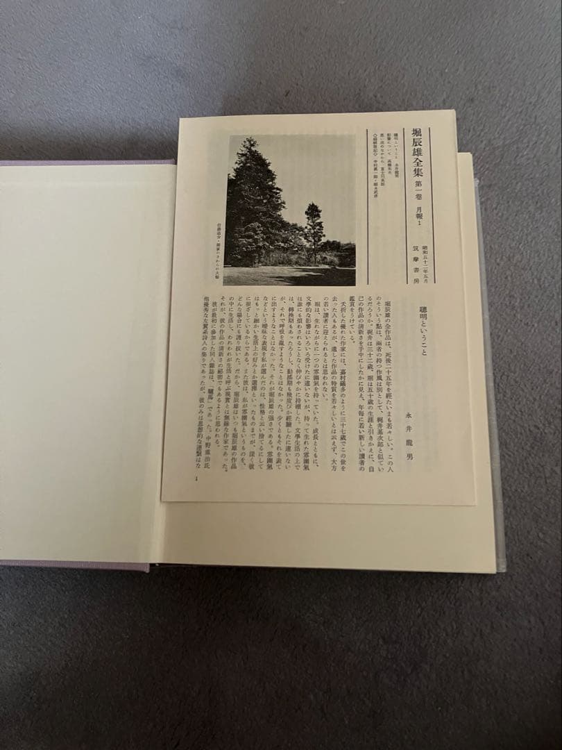 堀辰雄全集11巻　筑摩書房