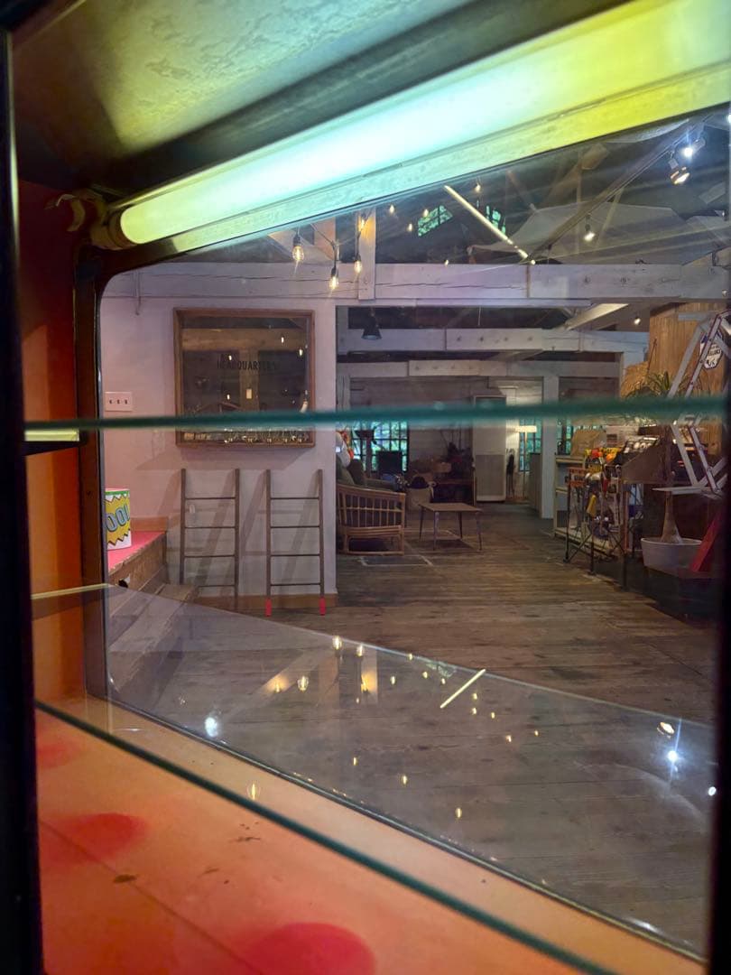 レトロスタイル ステンレスショーケース