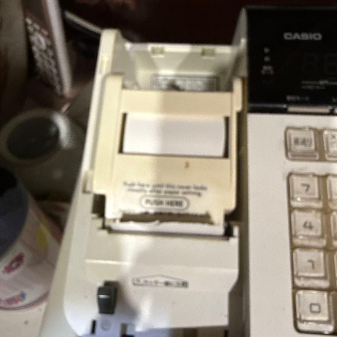カシオ　レジスター SE-S30ホワイト/シルバー中古品