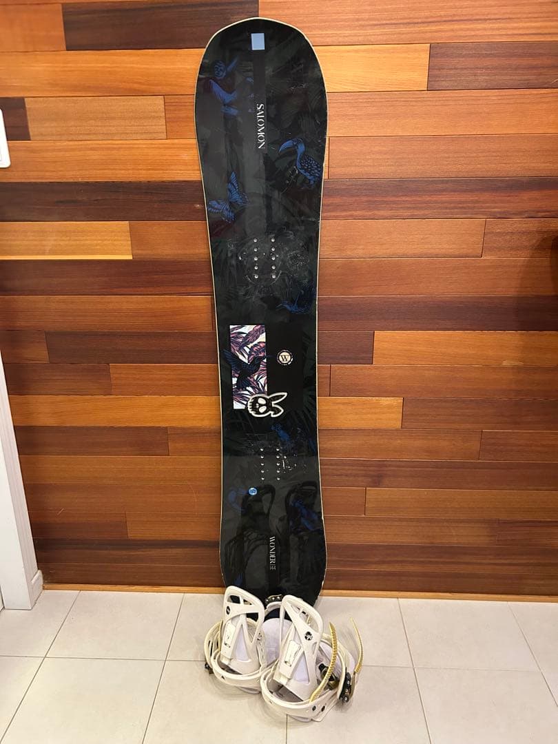 Salomon ワンダー144cm 20-21 バートンスクライブMサイズセット