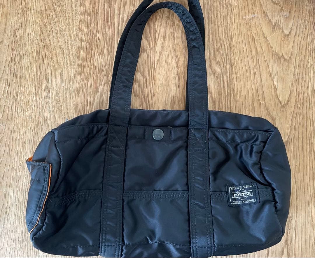 ●PORTER ポーター タンカー ミニボストンバッグ S 黒 ブラック●