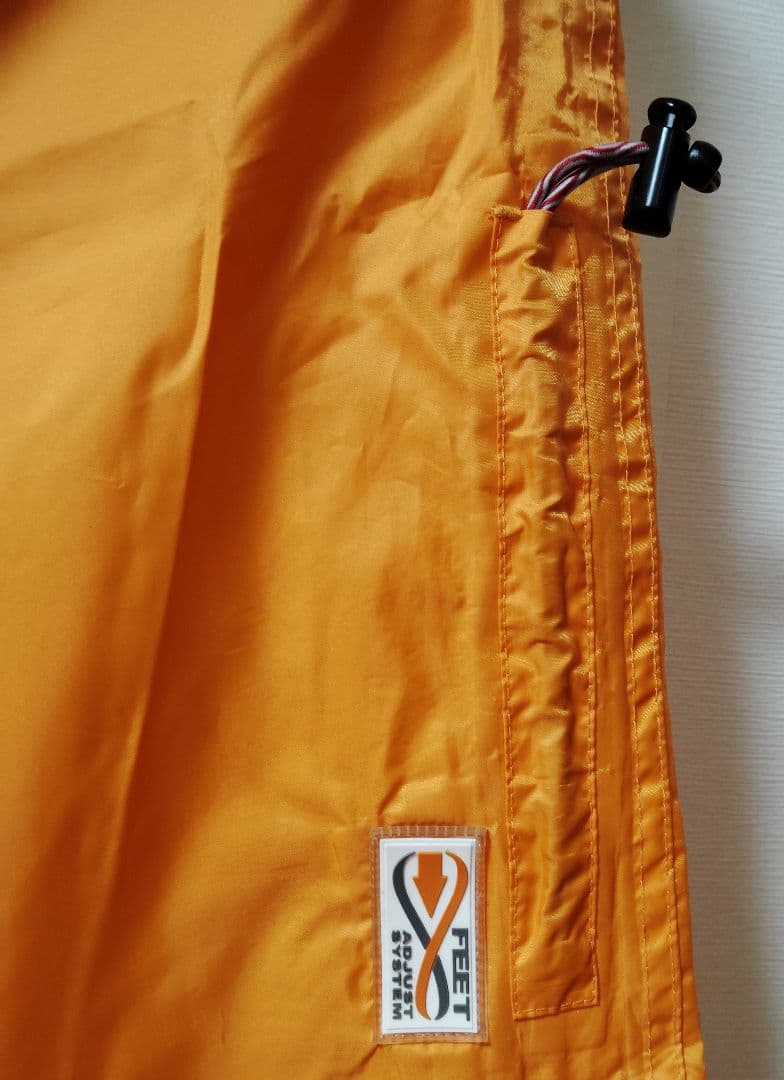 ✨️SALE　LOGOS　アウトドア　150　上下　セット　ズボン付き　オレンジ