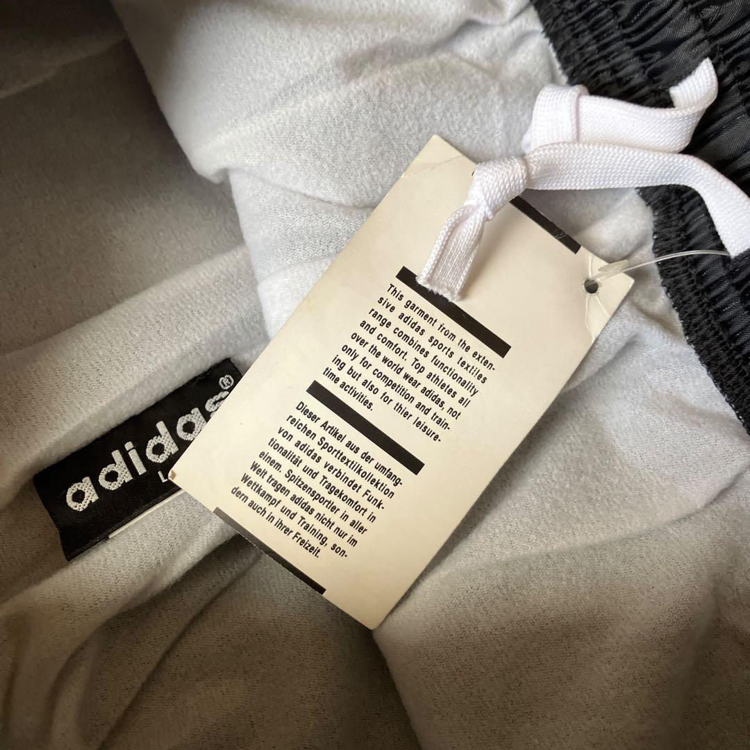 新品90s極太 old adidas バギーナイロントラックパンツ HIPHOP