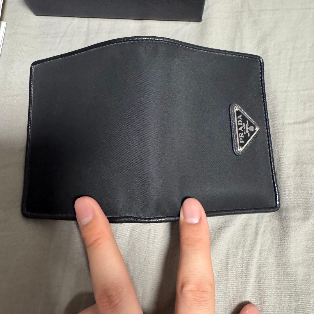 【31日迄】PRADA★二つ折り財布★ナイロン★サフィアーノレザー★1MV204