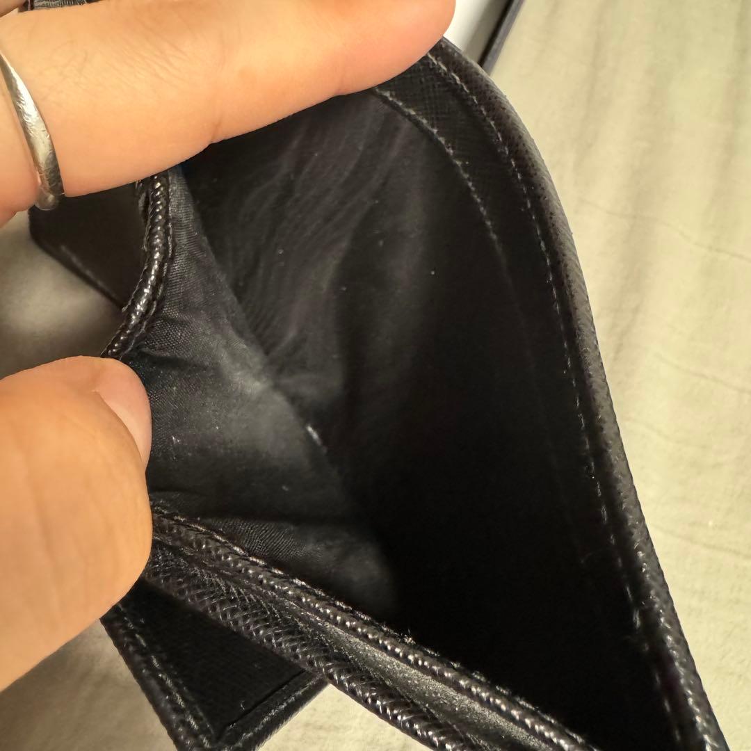 【31日迄】PRADA★二つ折り財布★ナイロン★サフィアーノレザー★1MV204