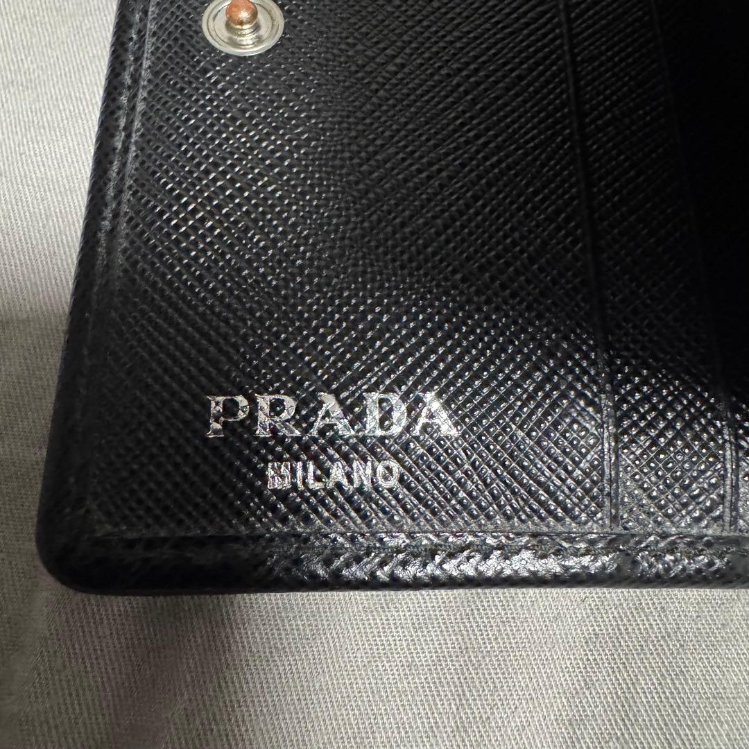 【31日迄】PRADA★二つ折り財布★ナイロン★サフィアーノレザー★1MV204