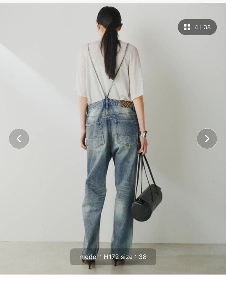 新品未使用　Whim Gazette デニムオールインワン 2 サイズFree