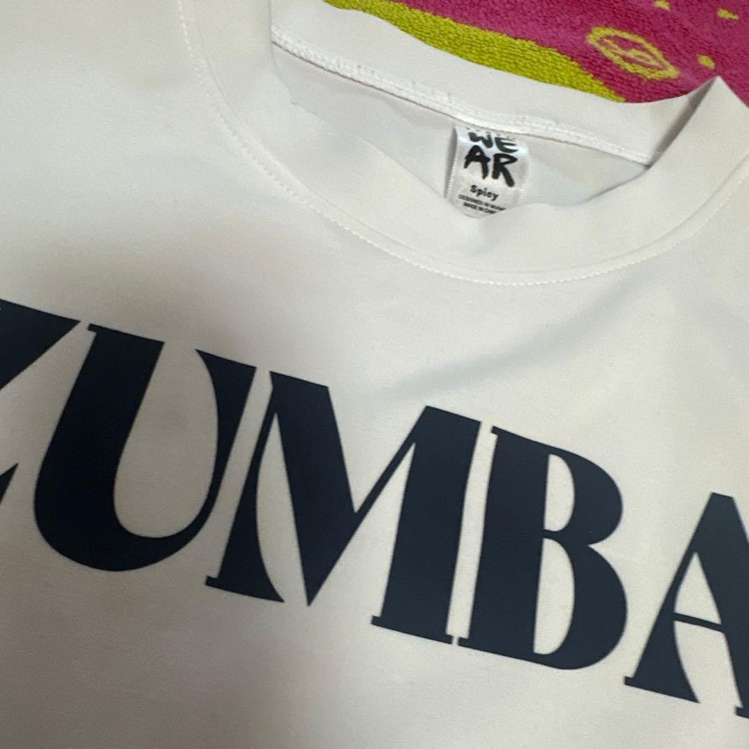 週末のお値下げ！ZUMBA スゥエット白上下セットアップ