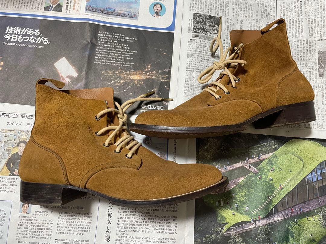 日本軍 編上靴 中田商店製 28センチ 複製品 陸軍 海軍 レプリカ 軍服